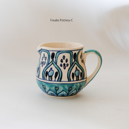 花瓶 おしゃれ インド製 ハンドメイド アート 陶器 | Freaks Pottery TRONCO トロンコ