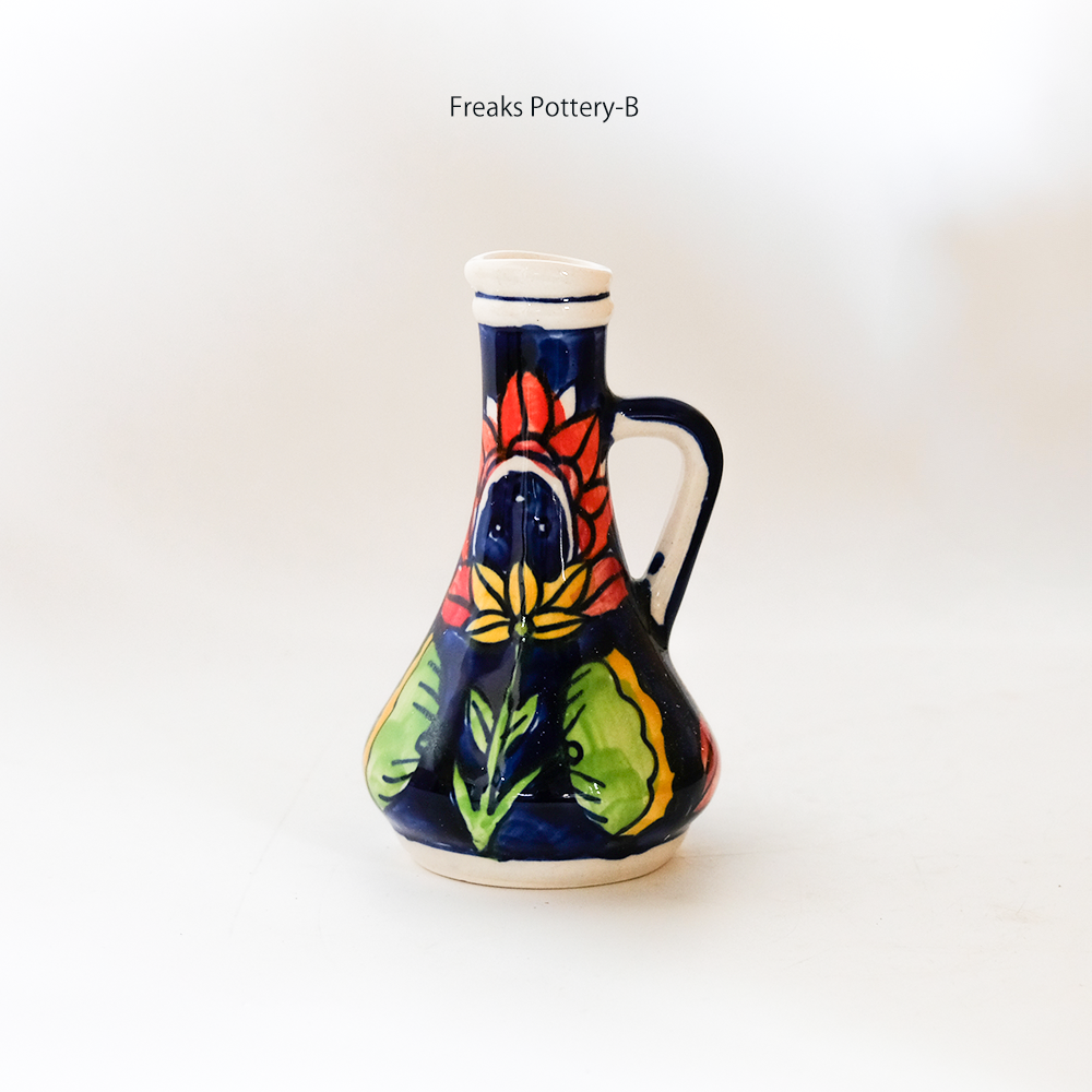 花瓶 おしゃれ インド製 ハンドメイド アート 陶器 | Freaks Pottery TRONCO トロンコ