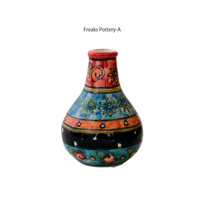 花瓶 おしゃれ インド製 ハンドメイド アート 陶器 | Freaks Pottery TRONCO トロンコ
