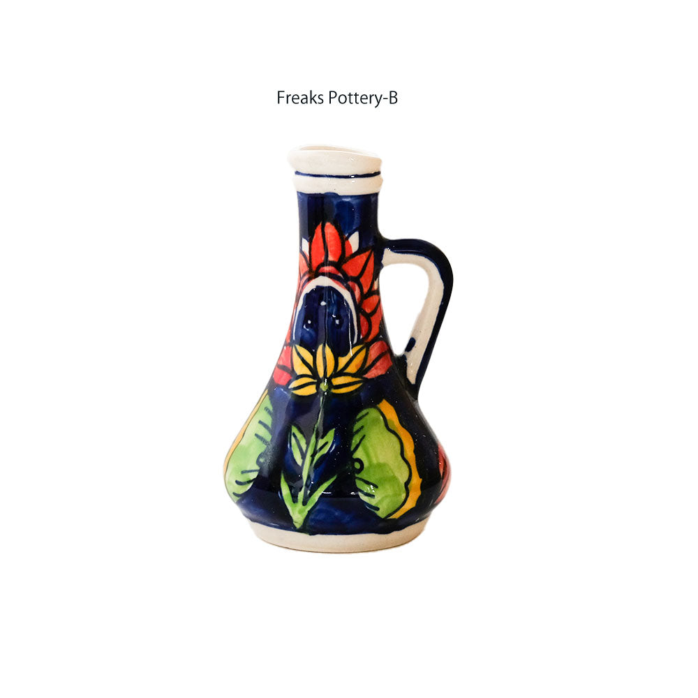 花瓶 おしゃれ インド製 ハンドメイド アート 陶器 | Freaks Pottery TRONCO トロンコ