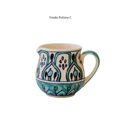 花瓶 おしゃれ インド製 ハンドメイド アート 陶器 | Freaks Pottery TRONCO トロンコ