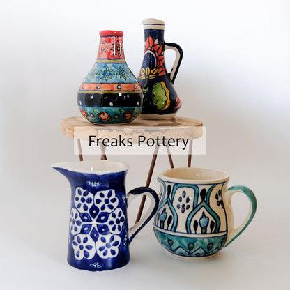 花瓶 おしゃれ インド製 ハンドメイド アート 陶器 | Freaks Pottery TRONCO トロンコ