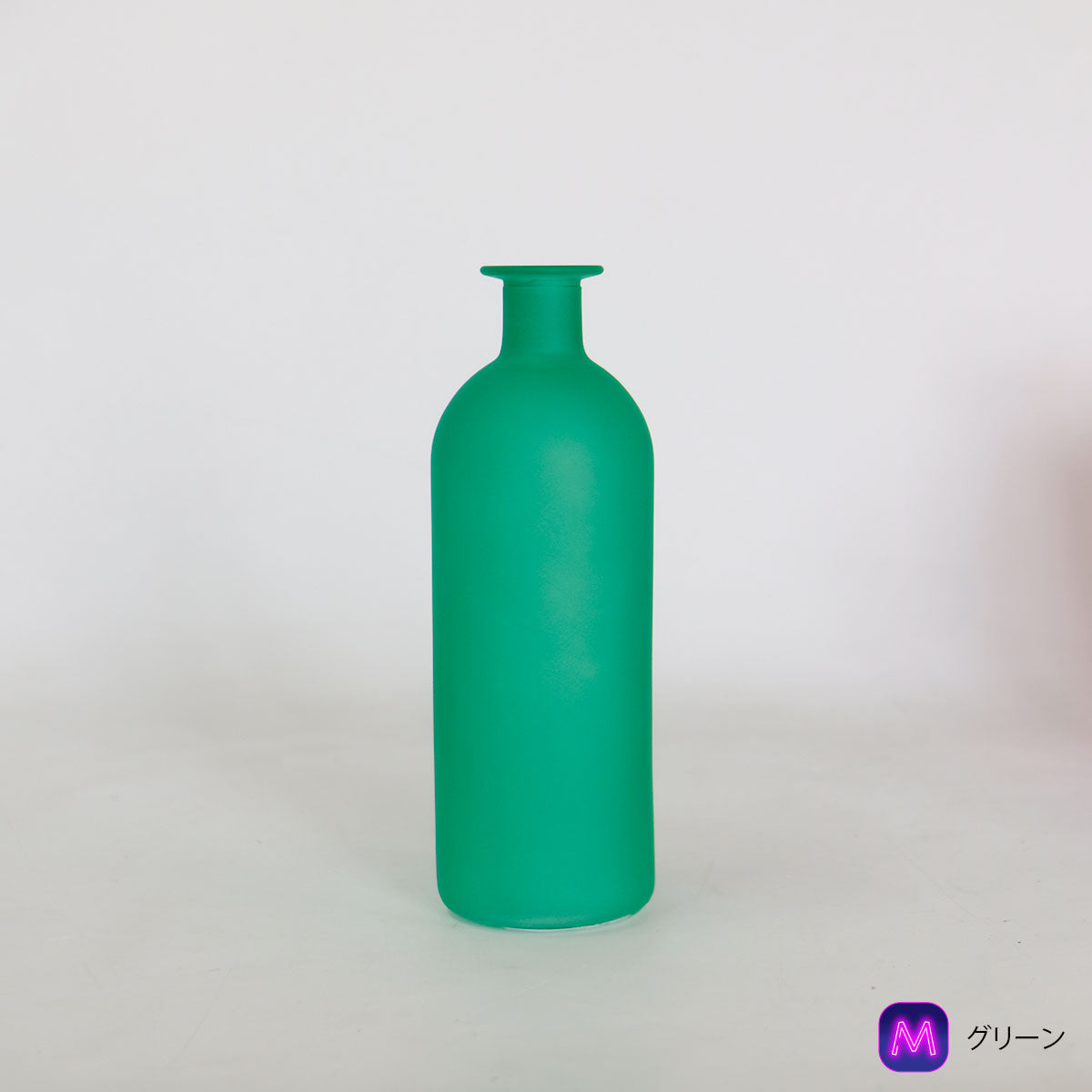 花瓶 おしゃれ フラワーベース Radiance Frosted Neon ネオンカラー 黄色 ピンク オレンジ ブルー一輪挿し ポップ  軽量 ガラス 平成レトロ | TRONCO