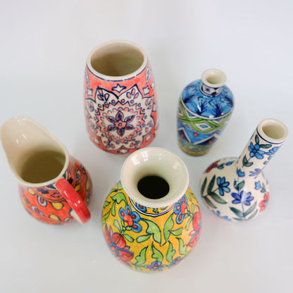 花瓶 おしゃれ インド製 ハンドメイド アート 陶器 | Freaks Pottery TRONCO トロンコ