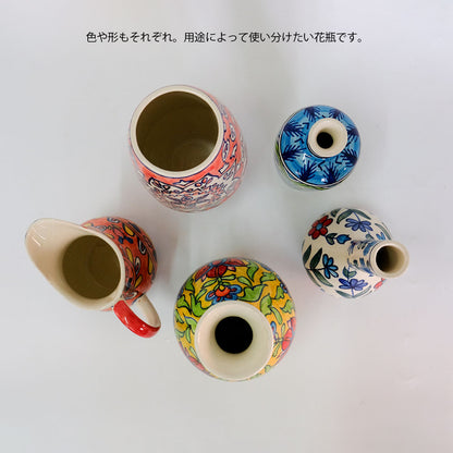 花瓶 おしゃれ インド製 ハンドメイド アート 陶器 | Freaks Pottery TRONCO トロンコ