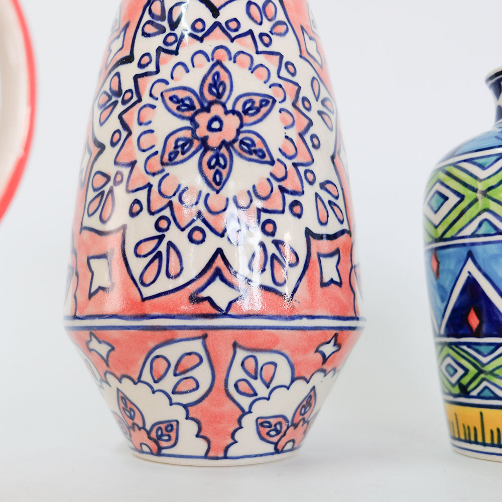 花瓶 おしゃれ インド製 ハンドメイド アート 陶器 | Freaks Pottery TRONCO トロンコ