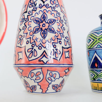 花瓶 おしゃれ インド製 ハンドメイド アート 陶器 | Freaks Pottery TRONCO トロンコ