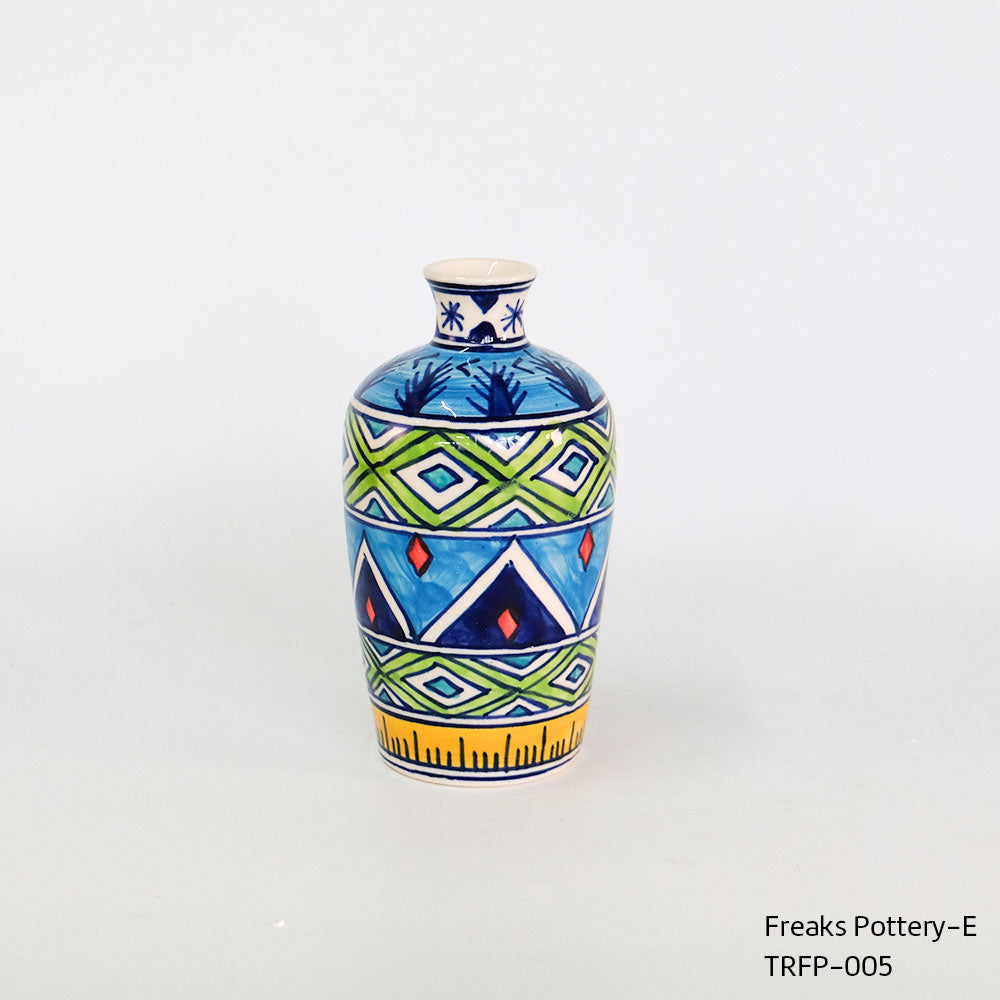 花瓶 おしゃれ インド製 ハンドメイド アート 陶器 | Freaks Pottery TRONCO トロンコ