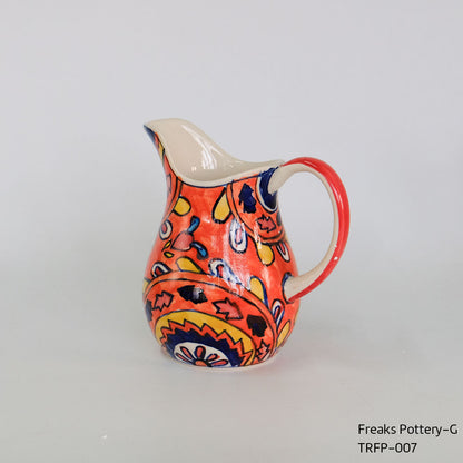 花瓶 おしゃれ インド製 ハンドメイド アート 陶器 | Freaks Pottery TRONCO トロンコ