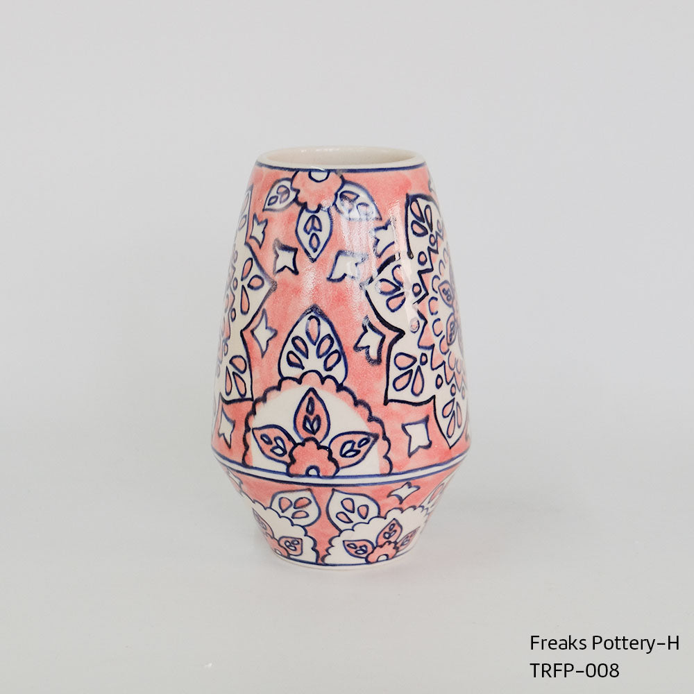 花瓶 おしゃれ インド製 ハンドメイド アート 陶器 | Freaks Pottery TRONCO トロンコ