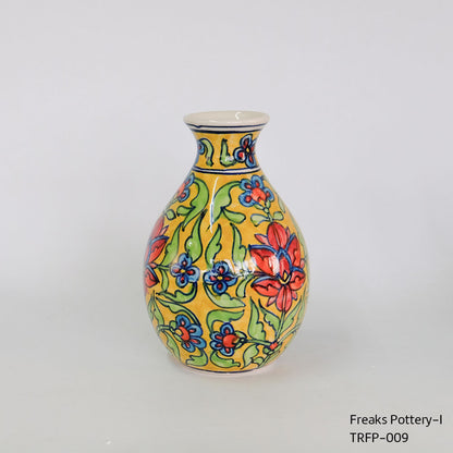花瓶 おしゃれ インド製 ハンドメイド アート 陶器 | Freaks Pottery TRONCO トロンコ