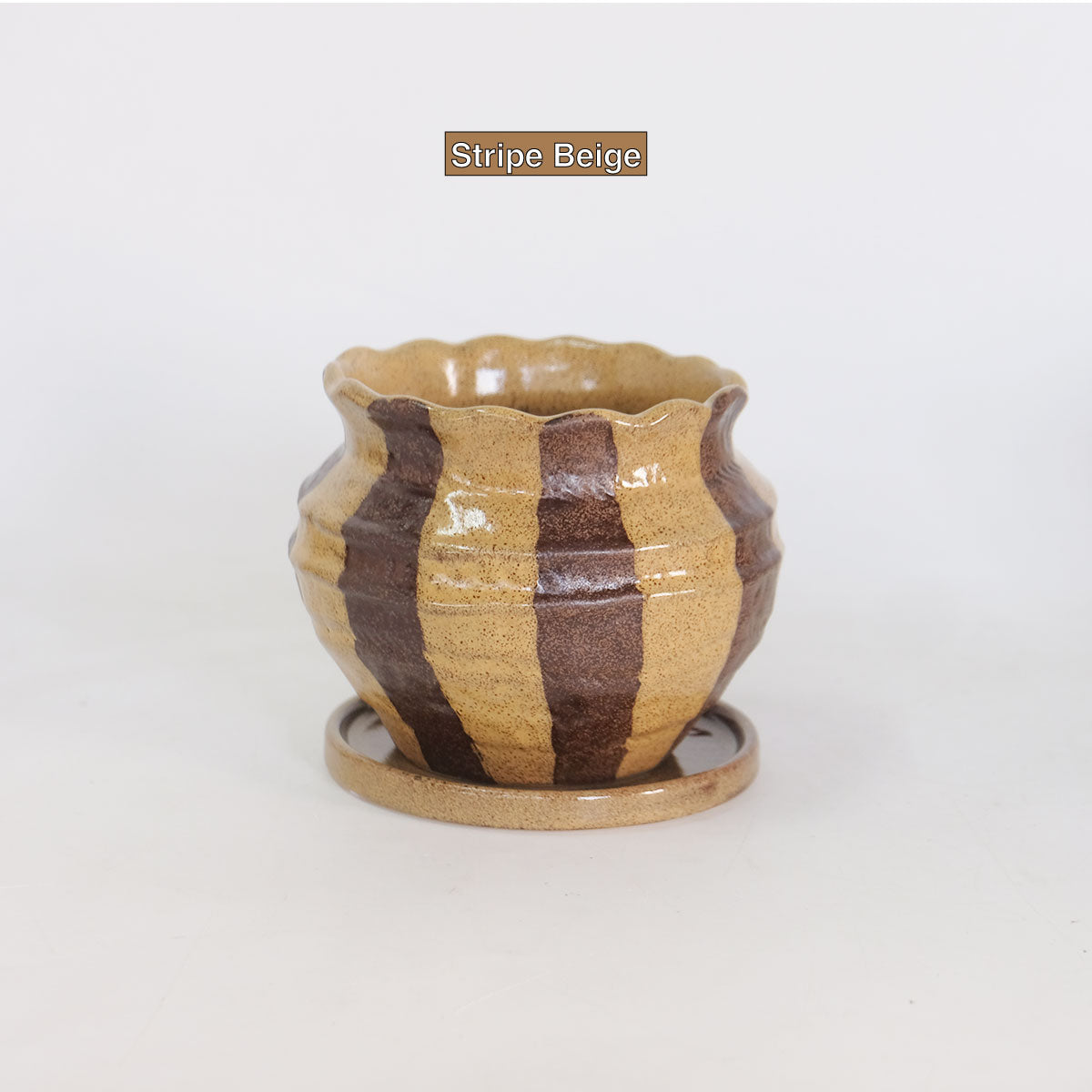 植木鉢 おしゃれ 手書き風 クラフト感 アート Motora 受皿付 径14.5-19.5cm 高12-15cm 底穴あり セメントポット トロンコ tronco
