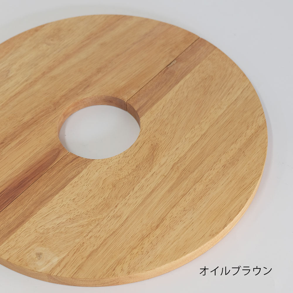 ポットテーブルラバーウッド40 室内用  便利グッズ いたずら防止 観葉植物
